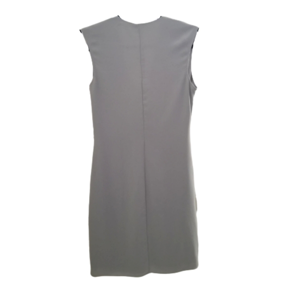 Helmut Lang Glassy Shirting Draped Dress womens size small SP charcoal gray - Picture 2 of 6